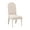 Champagne, variant on Side Chair Set in Antique Champagne Fabric | Ideal for Dining Environments