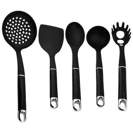 

Kitchen Utensil Set Heat-Resistant Non-Stick Coated Nylon Cooking Utensil Set Spatula Slotted Spoon