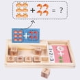 thumbnail image 2 of Cubos Aritméticos De Matemáticas De Madera, Rompecabezas Para Niños, Tarjetas De Dibujos Animados, Juguete De Aprendizaje Temprano En Edad Preescolar, Juguete Para Regalo Intelectual Para Niños Scienceny FN005679-00, 2 of 6