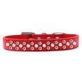 thumbnail image 5 of Dog, Puppy  Pet Fashion Collar, "Pearl and Clear Crystal Rimsets Sprinkles", 5 of 9