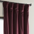 thumbnail image 6 of HPD Half Price Drapes Dark Merlot Heritage Plush Velvet Room Darkening Curtains for Bedroom & Living Room Curtains (1 Panel), Window Curtains 96 inches long, Rod Pocket Curtains & Drapes, 50W X 96L, 6 of 12
