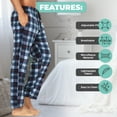 thumbnail image 3 of DARESAY Men’s Microfleece Pajama Pants/Lounge Wear with Pockets, 3 of 4