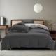 thumbnail image 1 of All-Season Bedding Set - 4-Piece Washable Solid Color Bed Sheet Duvet Cover And Pillowcases, 1 of 9