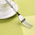 thumbnail image 5 of 2Pcs Long Fork Prankextendable Fork Spoon, Stainless Steel Telescopic Fork And Spoon Set For Bbq, Adjustable Extended Fork Extends To 25", Long Fork For Fruit, Dinner, Eating, Dessert, Vegetable, 5 of 7