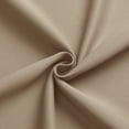 thumbnail image 6 of MKHILL Vela Taupe Blackout Tier Curtains 36 Inch Length 2 Panels, Thermal Insulated Room Darkening Rod Pocket Small Window Drapes for Kitchen Bathroom Cafe Camper, Each 30"W x 36"L, 6 of 10