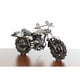 thumbnail image 3 of Bearachild Modelo de motocicleta, adorno de Metal de hierro para motocicleta, estantería temática, figurita artesanal, decoración artesanal en miniatura Artesanía Gris-plata Bearachild HA074892-02, 3 of 6
