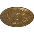thumbnail image 3 of Ekena Millwork 15 3/4"OD x 5/8"P Granada Ceiling Medallion (Fits Canopies up to 4 1/4"), Hand-Painted Pale Gold, 3 of 6