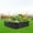 Black, variant on Galvanized Raised Garden Bed, 2.3x2.3x1.5ft Garden Planter Bed Outdoor, Heavy Duty Rustproof Steel Raised Bed Kit for Gardening Vegetables Fruits Flowers Grow Green
