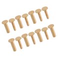 thumbnail image 4 of SHISUYAN 7 Pairs Kitchen Knives Handle Screw Fixing Rivet Nuts Chef Knives Cutter Wooden Grip Screw Fastener Fixer Clip Nails Replacement Repair Diy Tools Accessories 2cm, 4 of 7