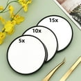 thumbnail image 6 of Bathroom Round 5x/10x/15x  With Suction Cup Magnification Mirror Blackhead Magnifying Mirror Makeup Mirror 5X, 6 of 8