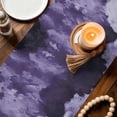 thumbnail image 3 of Purple Ombre Clouds Table Runner 90 Inches, Modern Abstract Art Gradient Cloud Bed Runner Dresser Scarves Tabletop for Indoor Outdoor Parties/Ceremony/Banquet, 13" x 90", 3 of 9