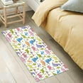 thumbnail image 5 of GZHJMY Cute Dinosaurs Bathroom Rugs Floor Mats Non-Slip Soft Absorbent Microfibers Plush Bath Rugs for Bath Kitchen Shower Floor, 39x20 Inch Carpet Runner, 5 of 7
