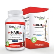 EnHAIRgy DHT Blocker Hair Growth Supplement - with Biotin, Saw Palmetto, Zinc, 60 Veggie Capsules to Prevent Hair Loss, Stimulate Follicles, for Thicker Hair and Regrowth (1 Month (60 Pills))