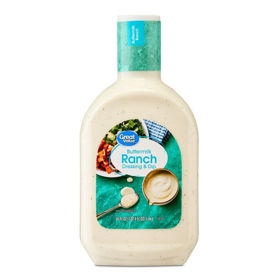 Great Value Buttermilk Ranch Dressing, 36 fl oz