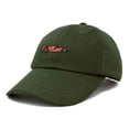 thumbnail image 5 of Dalix Formula Racing Car Embroidered Cap Cotton Baseball Summer Cool Dad Hat Mens in Olive, 5 of 5
