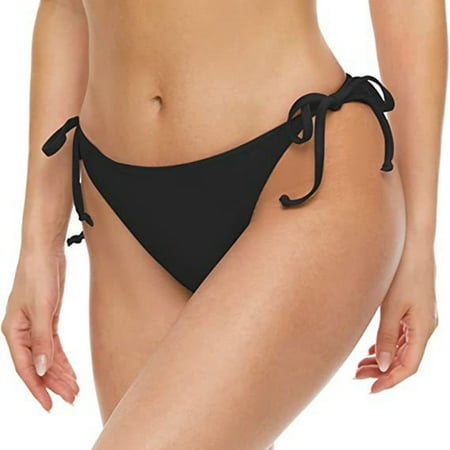 

LWZWM Women s 2023 Thong Bikini Bottoms Beachwear Panty Swimsuit Tummy Control Bikini Tummy Control Swimwear 2023 Swimsuits St. Patrick’s Day Prep Black L