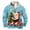 Blue, variant on SERTG Christmas Tops Men's Half Zip Christmas Fashion Cute Print Pullover Front Pockets Stand Collar Long Sleeve Hoodless Sweatshirt Casual Holiday Gifts(Black,M)