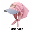 thumbnail image 2 of Byfri Integrated Scarf Baseball Cap Sun Protection Visor Hat for Women Summer Beach Wear One Size, 2 of 7