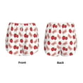 thumbnail image 6 of Goofa Strawberry Printed Women 2 in 1 Running Shorts,Quick Dry Athletic Workout Shorts,High Waisted Athletic Shorts with Liner Pockets-Medium, 6 of 9