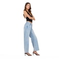thumbnail image 6 of Forever 21 Women's Low Rise Baggy Stretch Denim Jeans, Sizes 0-14, 6 of 6