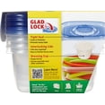 thumbnail image 3 of Recipientes de almacenamiento de alimentos Glad To Go, tamaño mediano, 700 ml, paquete de 6, 3 of 5