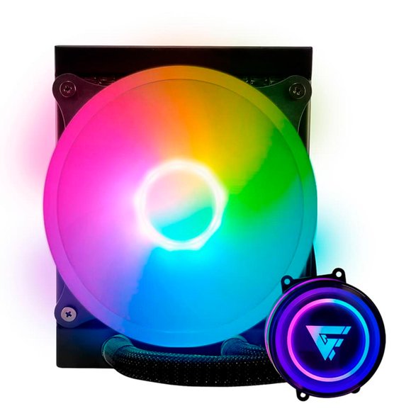 Enfriamiento Liquido GameFactor LQG501 120MM RGB 1FAN Negro LQG501-BK