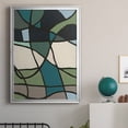 thumbnail image 5 of Multicolor Stained Glass I Premium Framed Print, in Gold, Black, or Silver - Ready to Hang, 5 of 9