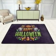 thumbnail image 2 of XMXT Indoor Area Rug Mat, Halloween Skeleton Illustration Non-Slip Polyester Bedroom Rugs for Living Room Home Decor, 36 x 24 inches, 2 of 9