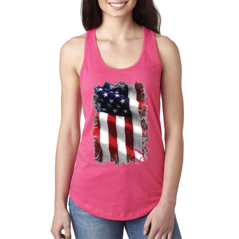 4th of july racerback tank