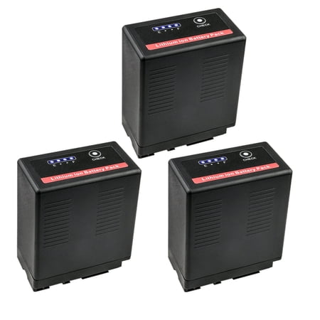 Kastar 3-Pack VW-VBG6 Pro Battery Replacement for Panasonic HDC-SX5GK HDC-TM10 HDC-TM10K HDC-TM10S HDC-TM15 HDC-TM20 HDC-TM20K HDC-TM20K8 HDC-TM20R HDC-TM20S HDC-TM30 HDC-TM200 Cameras
