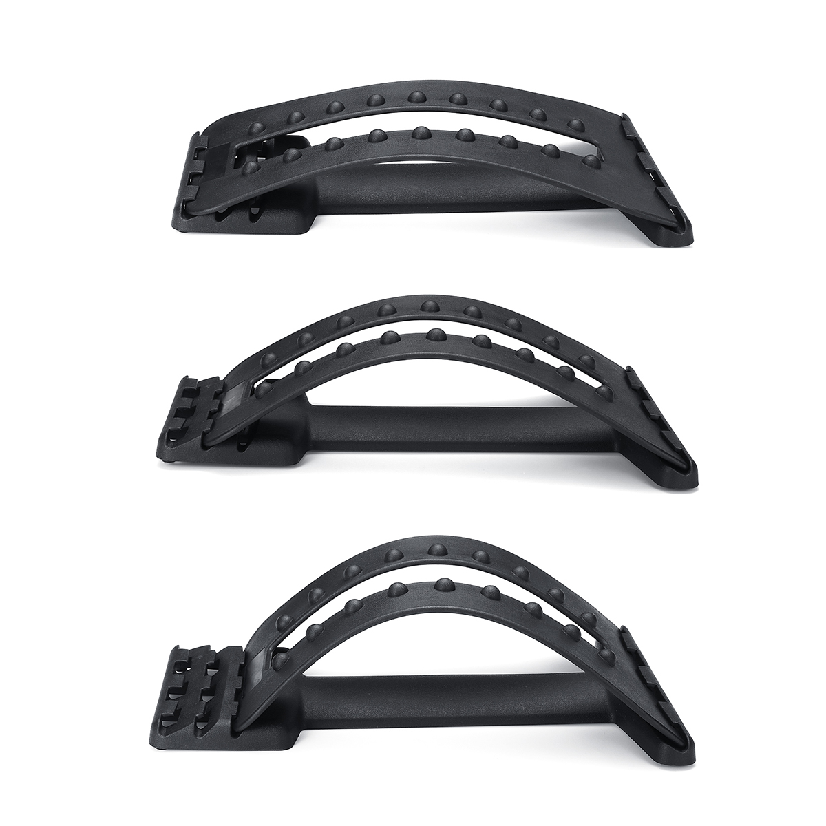 Back Stretcher Neck Massager with 3 Adjustable ArchLevel Lumbar