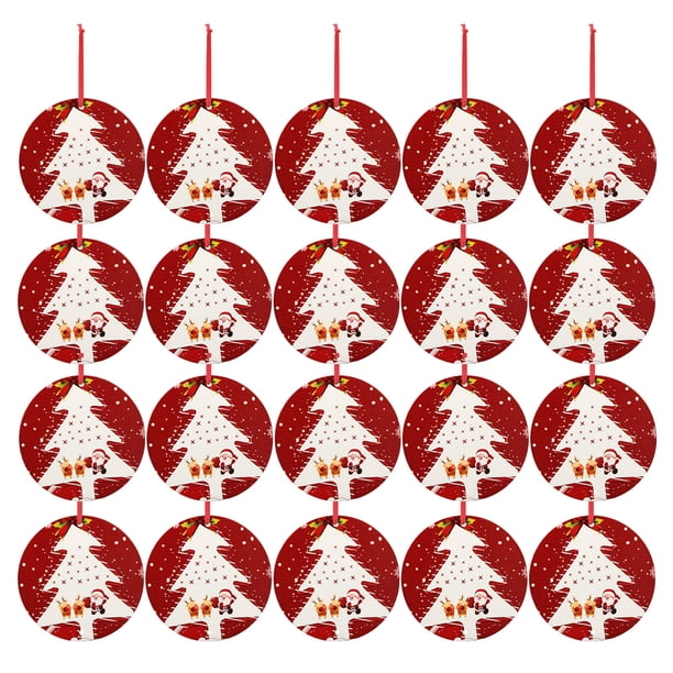 Fiudx Ofertas Del Día Colgante De Adornos Para Árboles De Navidad Con Cuerda Regalos De Navidad
