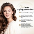 thumbnail image 3 of 3Pcs Overnight Curls Blowout Rods Kit, Heatless Curling Rods with Hook for All Hair Types, No Heat Natural Voluminous Curlers to Sleep In, 3 of 5