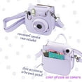 thumbnail image 6 of FUJIFILM INSTAX MINI 12 Instant Film Camera pink Includes; Instant Camera + Fuji Instax Film (20 PK) +Instax Rainbow Film (10 pk) + Protective Case / Strap + Album + Designer Kit Frames, Film Sticker, 6 of 8