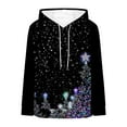 thumbnail image 5 of Enjoytime Christmas Women Sweatshirt Fall Fashion Long Sleeve Pullover Hoodie Loose Casual Winter Clothing 2025 with Pockets Black XL, 5 of 6
