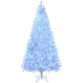 thumbnail image 6 of Ktaxon 8 FT Pre-lit Christmas Tree, Hinged Xmas Pine Tree with 1500 Branch Tips, 500 Cool White Lights for Holiday Party Office Home, White, 6 of 7