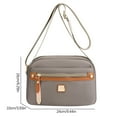 thumbnail image 2 of Hmsavn Organization and Storage Nylon Crossbody Bag, Lightweight Crossbody Bag With Multiple Pockets And One Shoulder Nylon Fabric For Women, 2 of 2