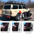 thumbnail image 4 of Foldable Car Door Step, Door Step, Easy Access to Car Roofs and Roof Racks, Fits Vehicles with U-Shaped Door Locks SUV/RV, 4 of 4