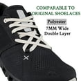 thumbnail image 2 of Shoelaces for On Cloud X3, X4, Shift, Cloudflow, Cloudwift, Cloudmonster Running Replacement Flat Shoes Laces Strings(Color:Beige,Size:47Inch), 2 of 6