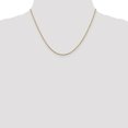thumbnail image 2 of Leslie's 14K 1.3mm Diamond-Cut Rope Chain (Weight: 3.2 Grams, Length: 18 Inches), 2 of 4