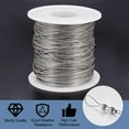 thumbnail image 2 of 1Roll 394FT 304 Stainless Steel Cable Wire 1/32" Wire Rope Aircraft Cable Wire Trellis Strength Cable for DIY Outdoor Railings Garden String Lights Picture Hanging Clothesline(Uncoated), 2 of 7