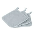 thumbnail image 2 of Arkwright Kitchen Pot Holders (12-Pack), 7"x7", 100% Cotton, Soft & Heat Resistant, Grey, 2 of 5