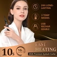 thumbnail image 7 of RAGUPEL 2026 New Heated Eyelash Curler-2-In-1 Clip-Type Design, 3 Temperature Modes, Usb Rechargeable Electric Eyelash Curler, Natural Curling 24H Long-Lasting Curl, Gift for Women&Girls, Brown Black, 7 of 7