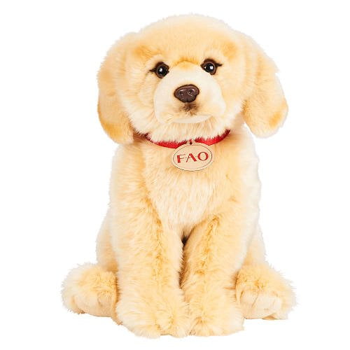 fao schwarz stuffed golden retriever