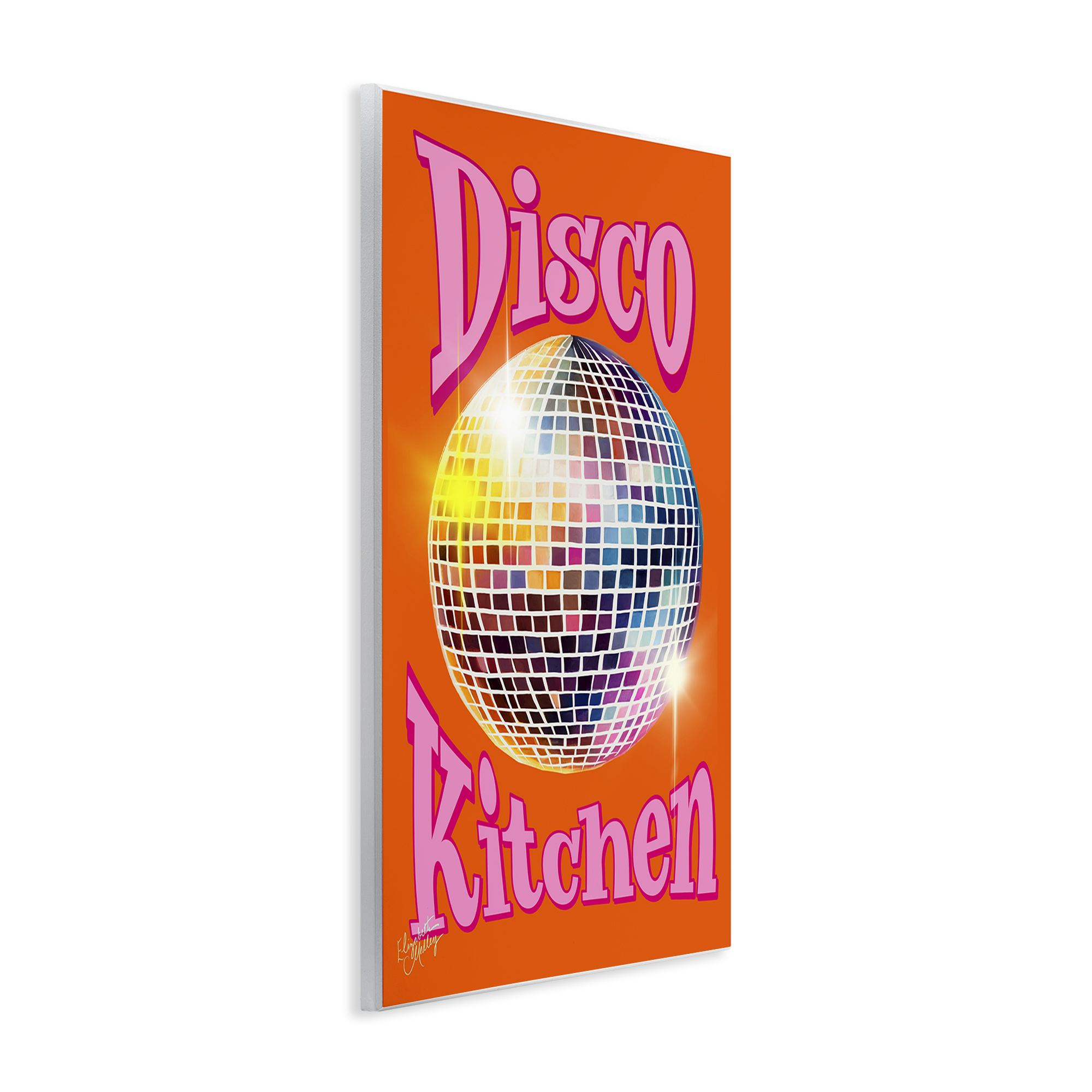 Stupell Industries Groovy Disco Kitchen Performing Arts Painting Unframed Art Print Wall Art, 10 x 15