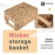 thumbnail image 5 of Small Wicker Baskets for Organizing Bathroom, Hyacinth Baskets for Storage, Wicker Storage Basket wi, 5 of 5