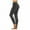 Dark Gray, variant on ZyeKqe Yoga Leggings for Women Low Waist Slim Solid Color Pants Casual Workout Butt Lifting Leggings Trousers