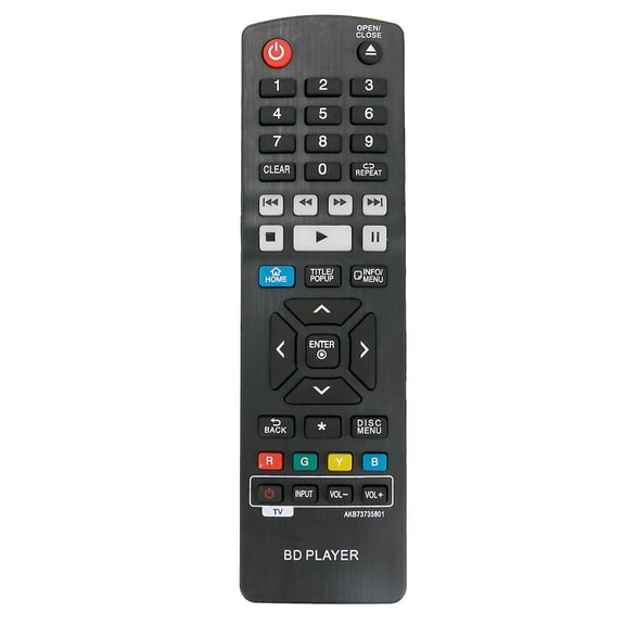 AKB73735801 Replace Remote for LG Blu-Ray Player BP540 BPM54 BP735 BP735B BPM33