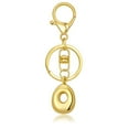thumbnail image 2 of Hearth & Gear Custom Letter Keychain Key Ring For Initial Charm With Sturdy Metal Loop And Easy To Find Design For And Luggage, 2 of 5