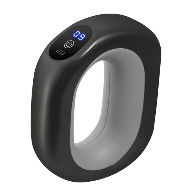 Masajeador de Anillo Portátil, Paquete con Modo de Vibración, Masajeador Deportivo Eléctrico, Masajeador Muscular, Color Negro
